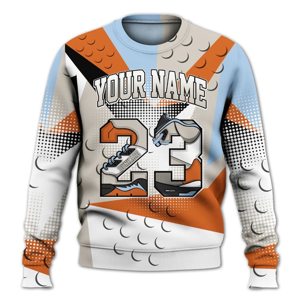 Sweatshirt To Match SE Craft 5s - Poly Custom Name Number 23 5s All Over Print