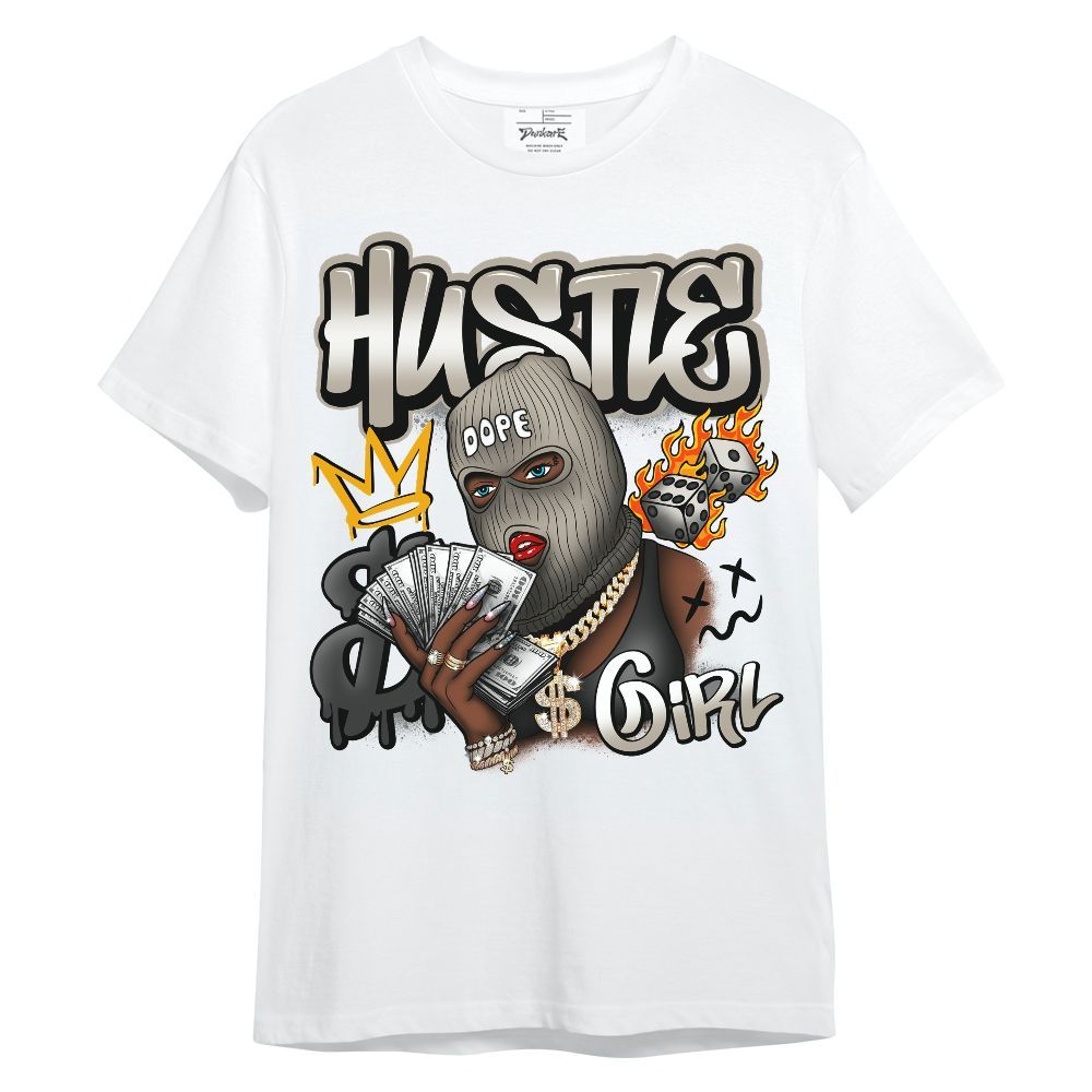Shirt To Match RM Light Bone 4s - Money Hustles Girl Streetwear Unisex Shirt