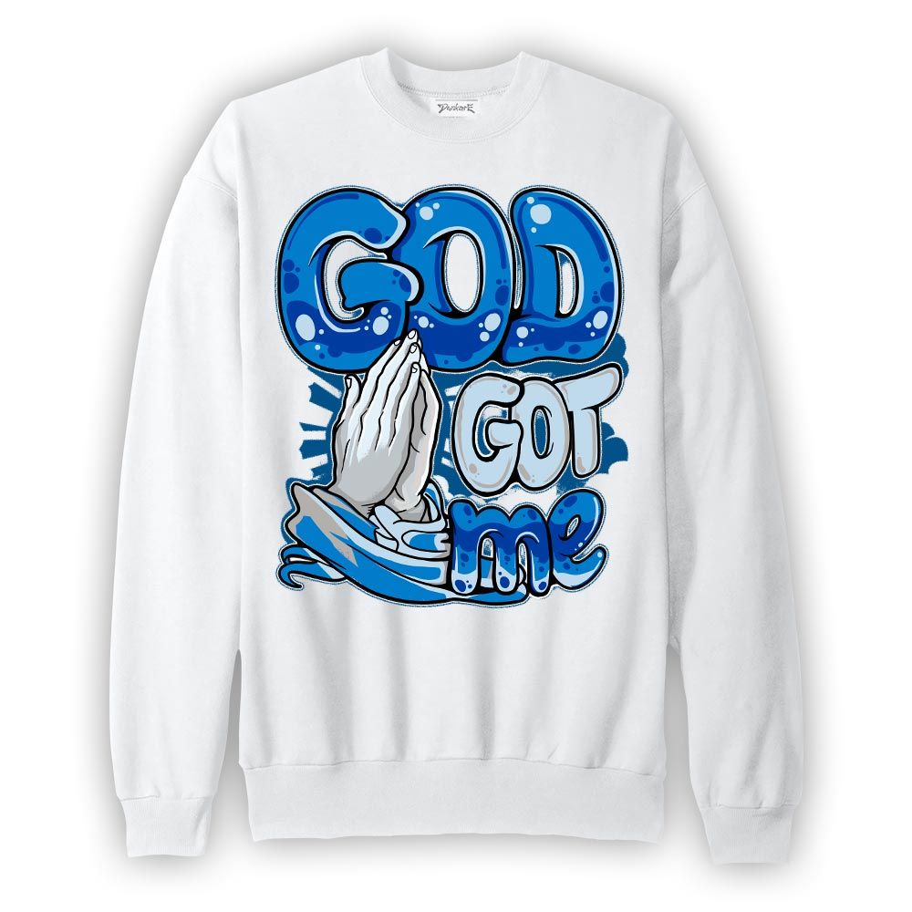 Sweatshirt To match Industrial Blue 4s Sweatshirt - God's Gotten Graphic Graphic