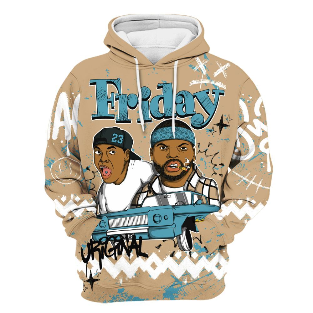 Hoodie To Match H-Town 11s - Friday Sneaker Crayon All Over Print