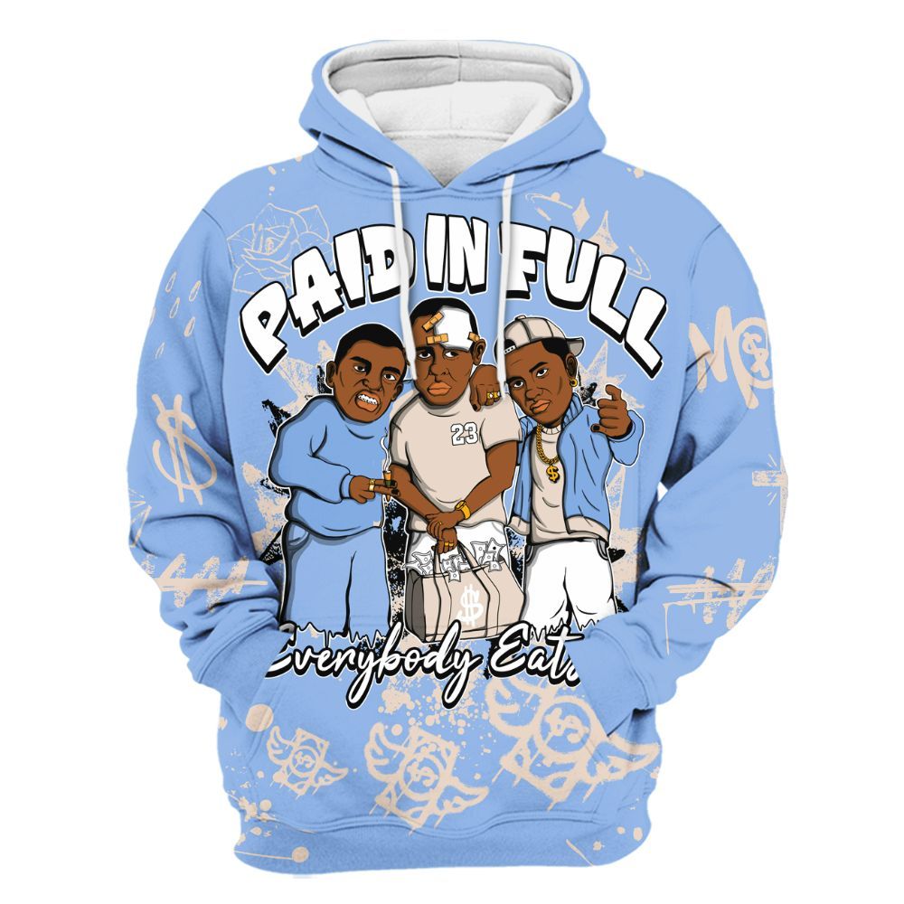 Hoodie To Match Air Max 1 Royal Pulse - Everybody Paid In Full Crayon All Over Print