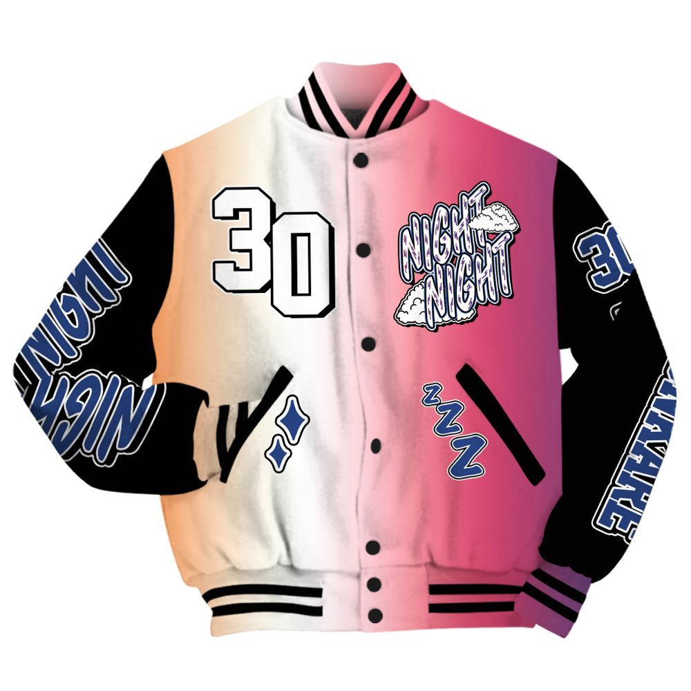 Varsity Jacket To Match Air Griffey Max Los Angeles 1s - Seeya Skeleton All Over Print