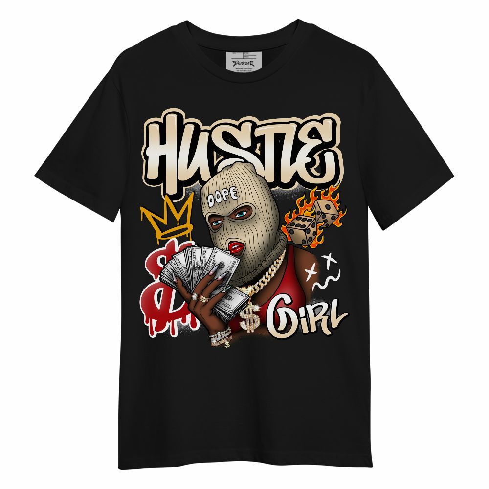 Shirt To Match Dunk Low Strawberry Waffle - Money Hustles Girl Streetwear Unisex Shirt
