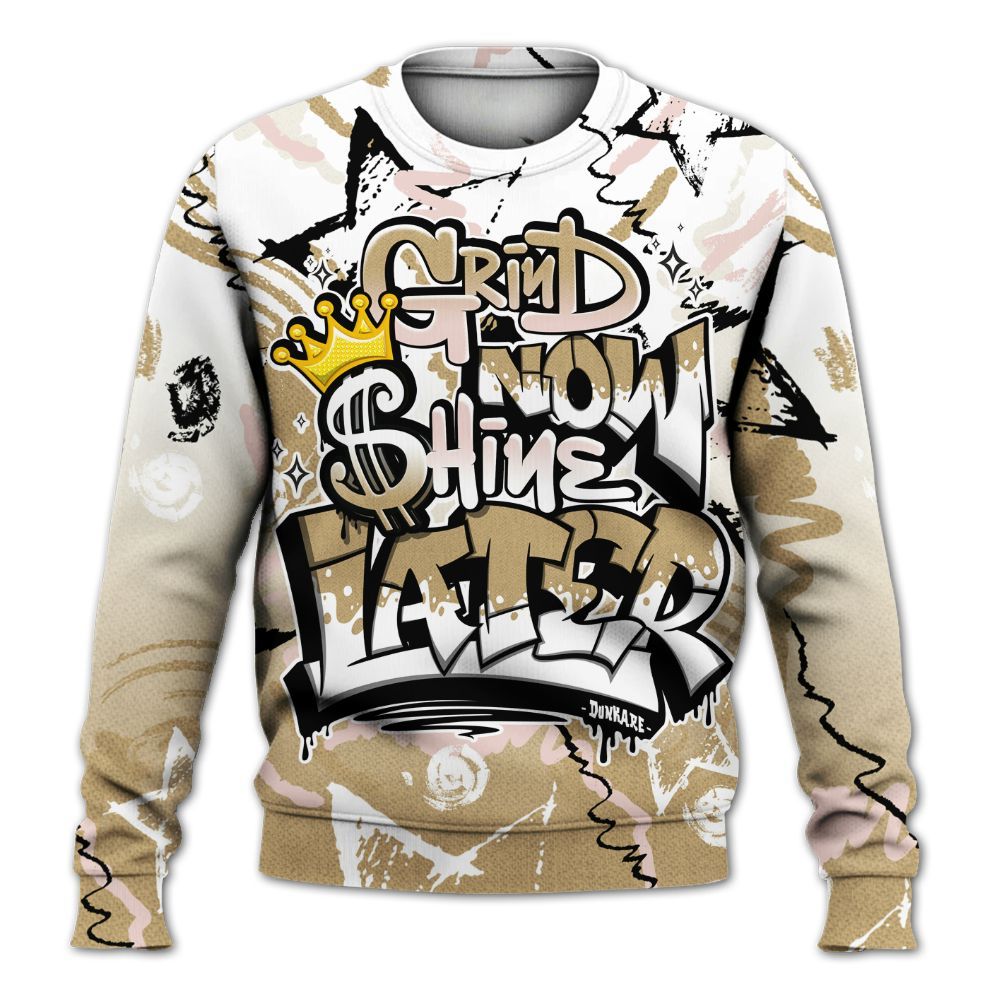 Sweatshirt To Match Low Linen 2025 1s Shirt - Grind Shine Later Drip All Over Print