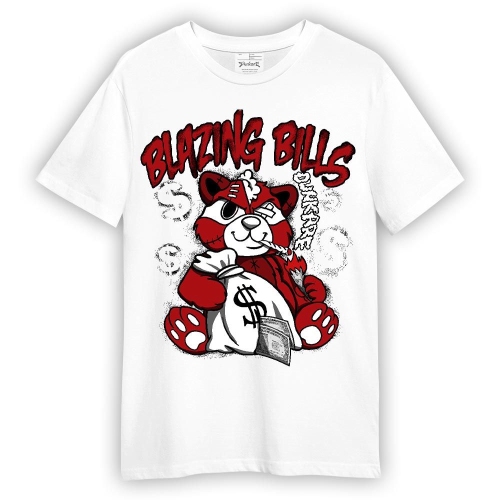 Shirt To Match Red Taxi 12s - Blazing Bills Raccoon Version 2 Shirt Unisex