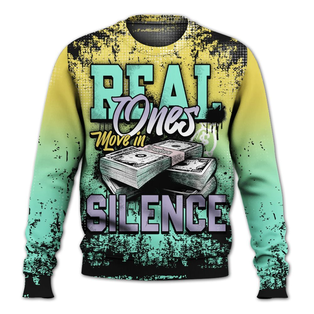 Sweatshirt To Match Dunk Low Easter 2026 - Move In Silence Money Street Retro All Over Print
