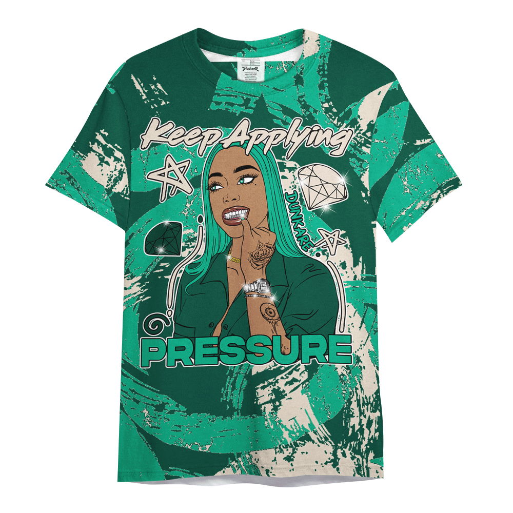 Shirt To Match Oxidized Green 4s - Pressures Unique Circle Paint Splash Graphic Shirt Unisex