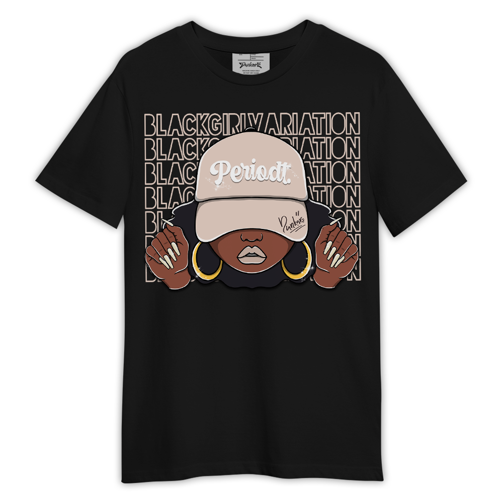 Shirt To Match A Ma Maniere X Fossil Stone 4s - Black Girl Variation Unisex Shirt