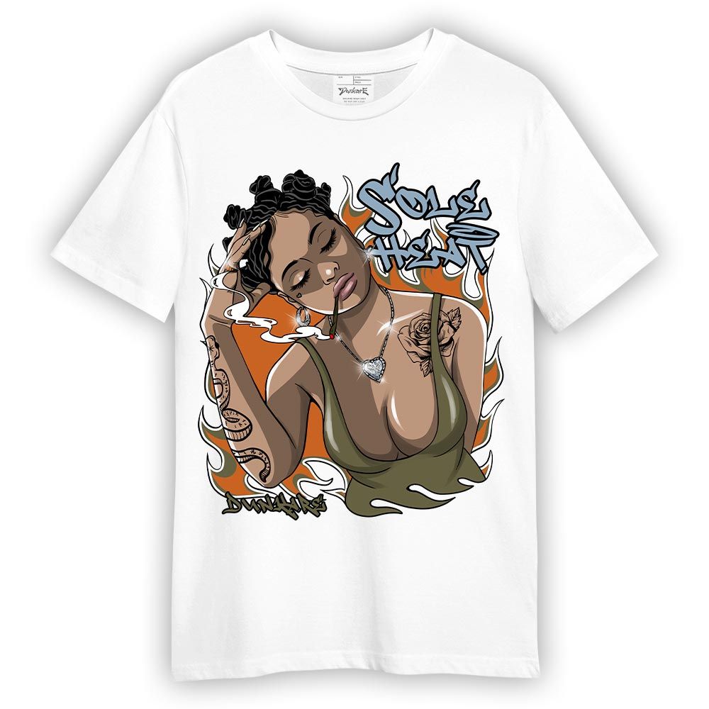 Shirt To Match Olive 5s T-- Sole Heat Unique T-Shirt Unisex