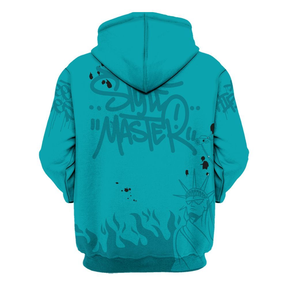 Hoodie To Match Air Griffey Max Aquamarine 1s - Graphic Fck Around Find Out All Over Print