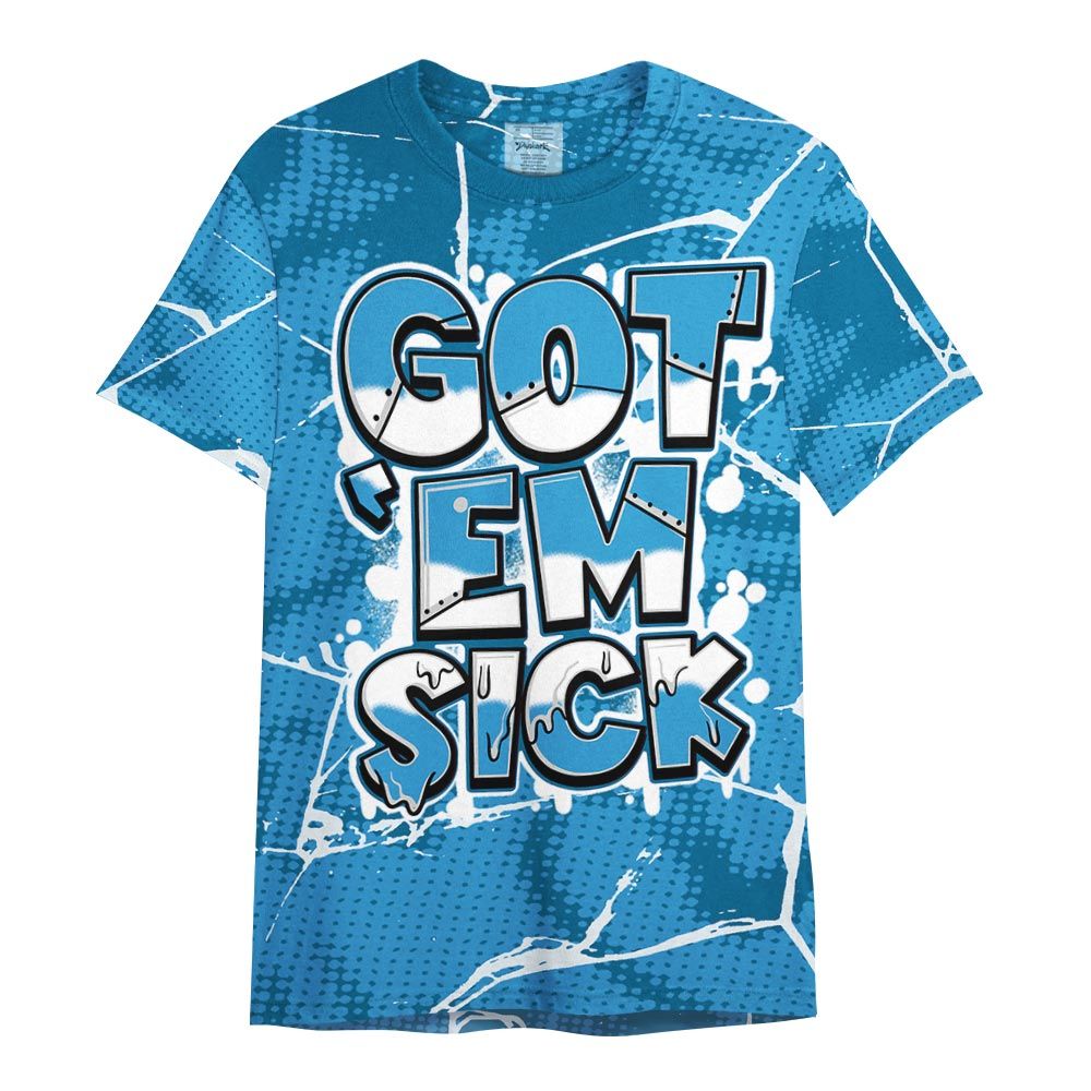 Shirt To Match Powder Blue 9s - Gotten 'Em Sick Crack Shirt Unisex