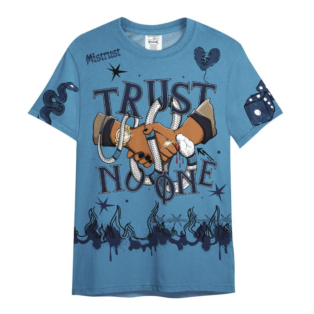 Shirt To Match Air Force 1 Stash - Trust No One Snake-Bite Doodle Crayon All Over Print