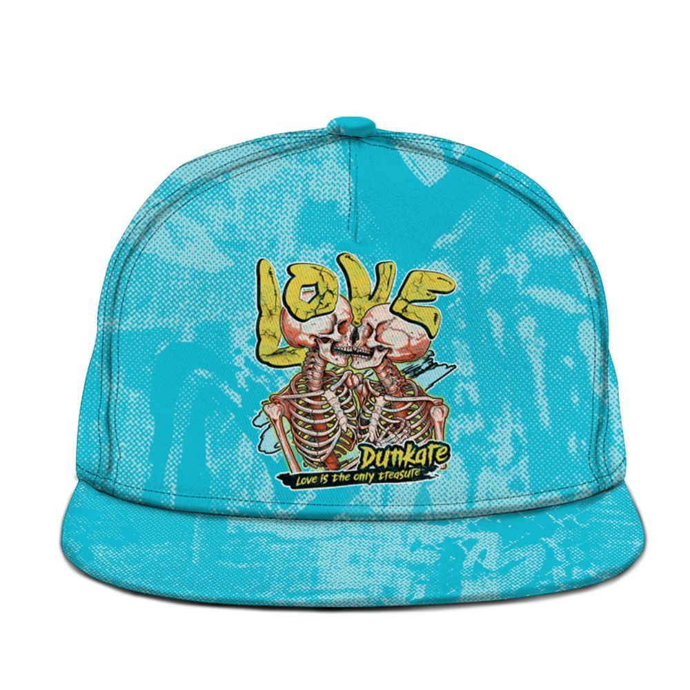 Snapback To Match Dunk Low KD 17 N7 - Skull Love Graphic