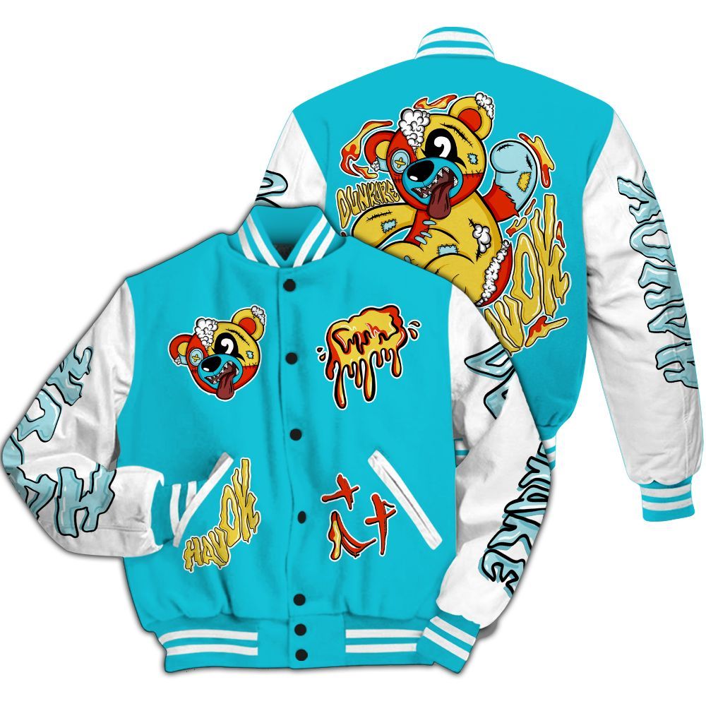 Varsity Jacket To Match Dunk Low KD 17 N7 - Havok Bear All Over Print
