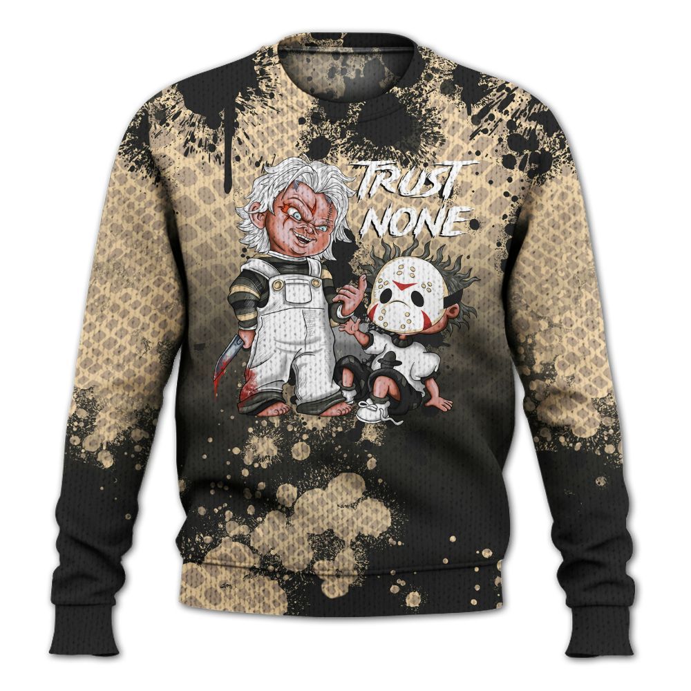 Knitted Sweater To Match Kobe 9 EM Mambacita - Trust No One Scary