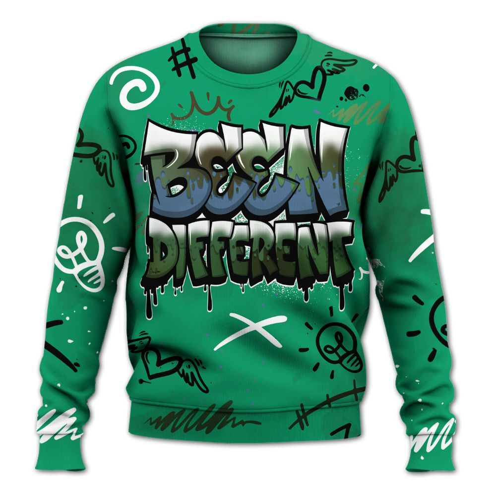 Sweatshirt To Match Foamposite Pro Pine Green 2025 - Drip Been Di2ferent All Over Print