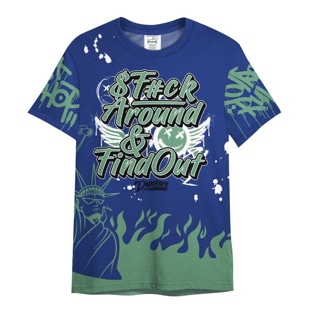 Shirt To Match Dunk Low Tennis Classic - Graphic Fck Around Find Out All Over Print