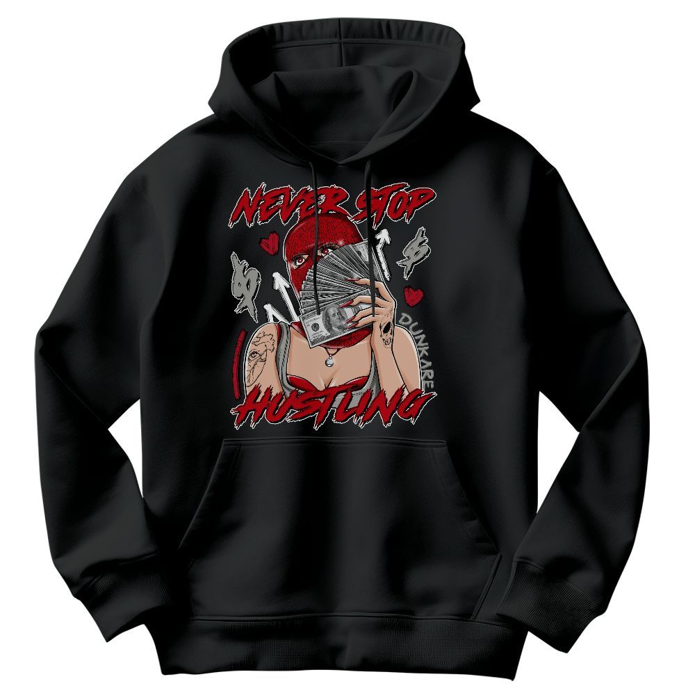 Sweatshirt To Match Air Griffey Max Gray Reds 1s - Hustling Unque Graphic