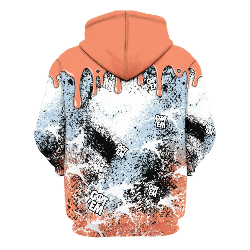 Hoodie To Match DJ Khaled Crimson Bliss 5s - Dripping 23 Drip All Over Print