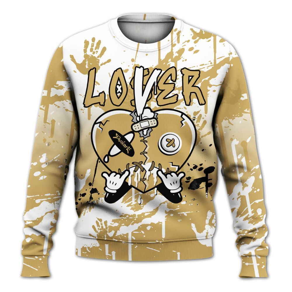 Sweatshirt To Match Craft Paris 6s - Loser Lover Drip Heart All Over Print