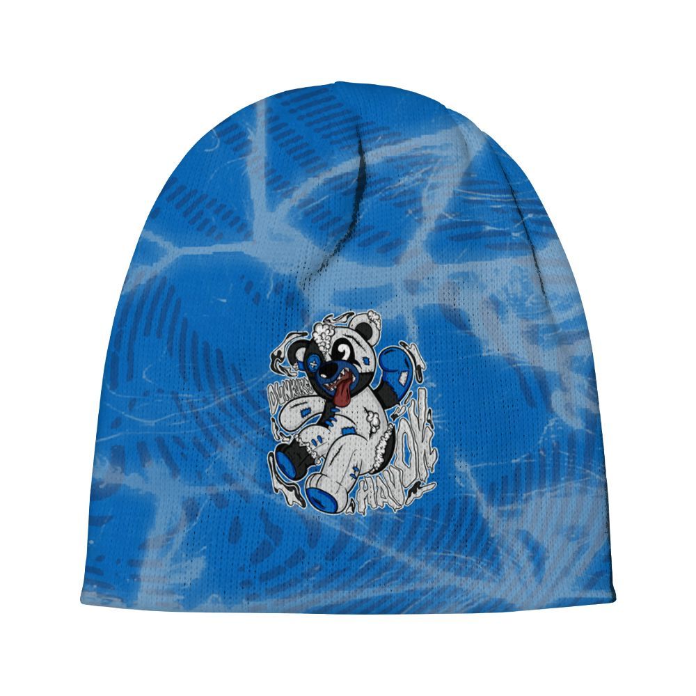 Beanie Hat To Match Blueberry 12s - Havok Bear Graphic