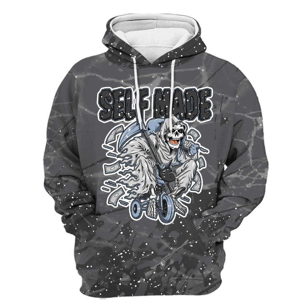 Hoodie To Match Reverse Oreo 6s - Self Make Skeleton Profound All Over Print