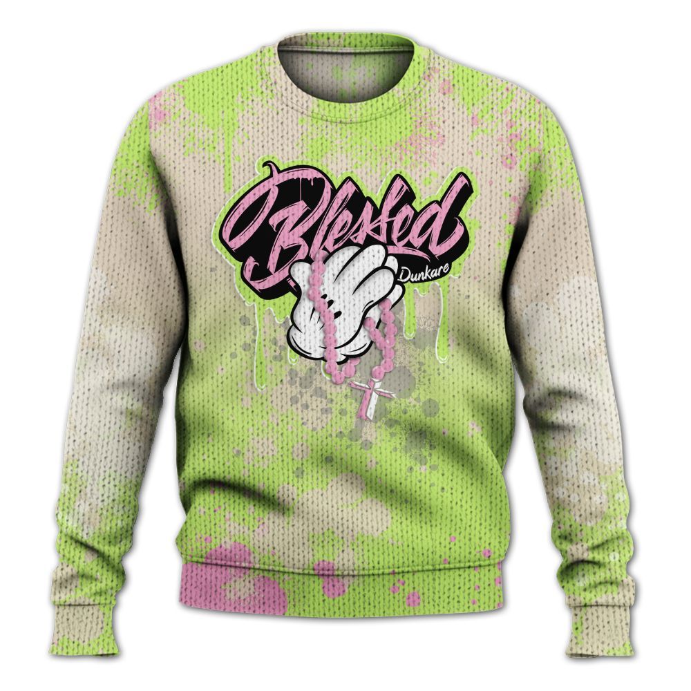 Sweater To Match Jack Black Night Silver - God Blessed Ink Drip Graphic