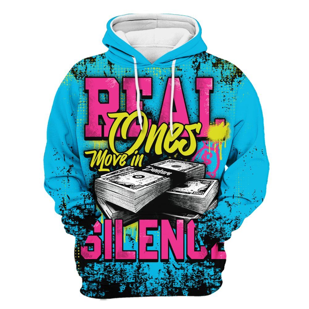 Hoodie To Match Tokyo Nights Stewie 3s - Move In Silence Money Street Retro All Over Print