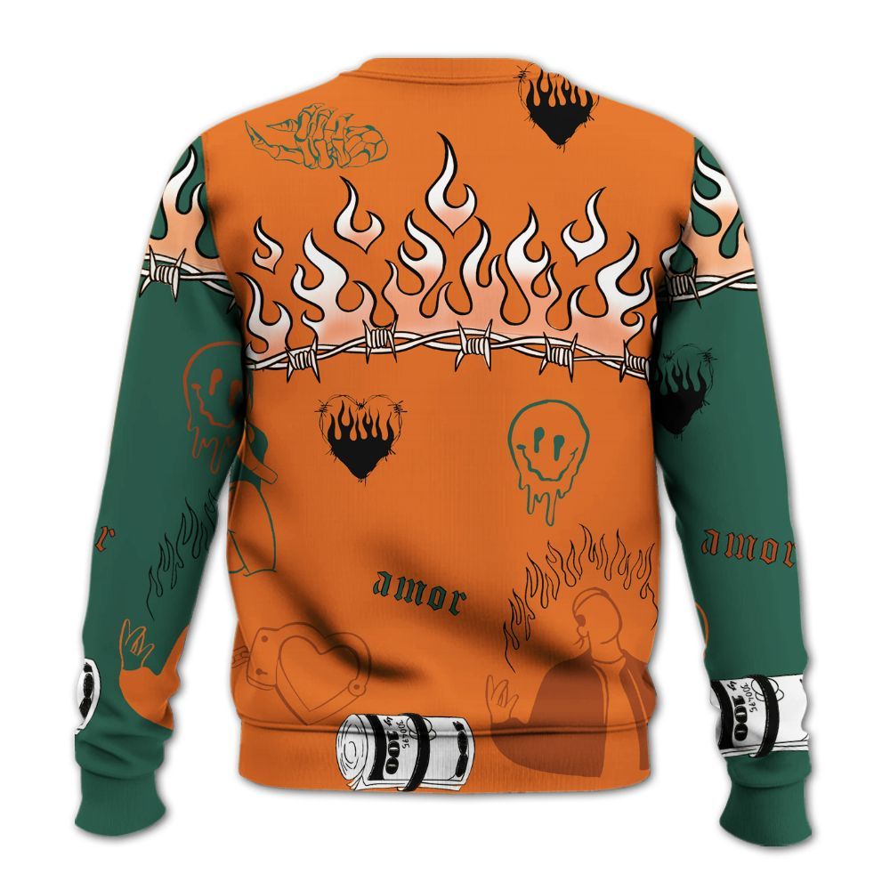 Sweatshirt To Match Dunk Low Ceramic - Snake Trust No One All Over Print