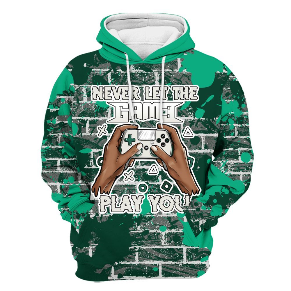 Hoodie To Match Oxidized Green 4s - PlayGame Human Brick All Over Print