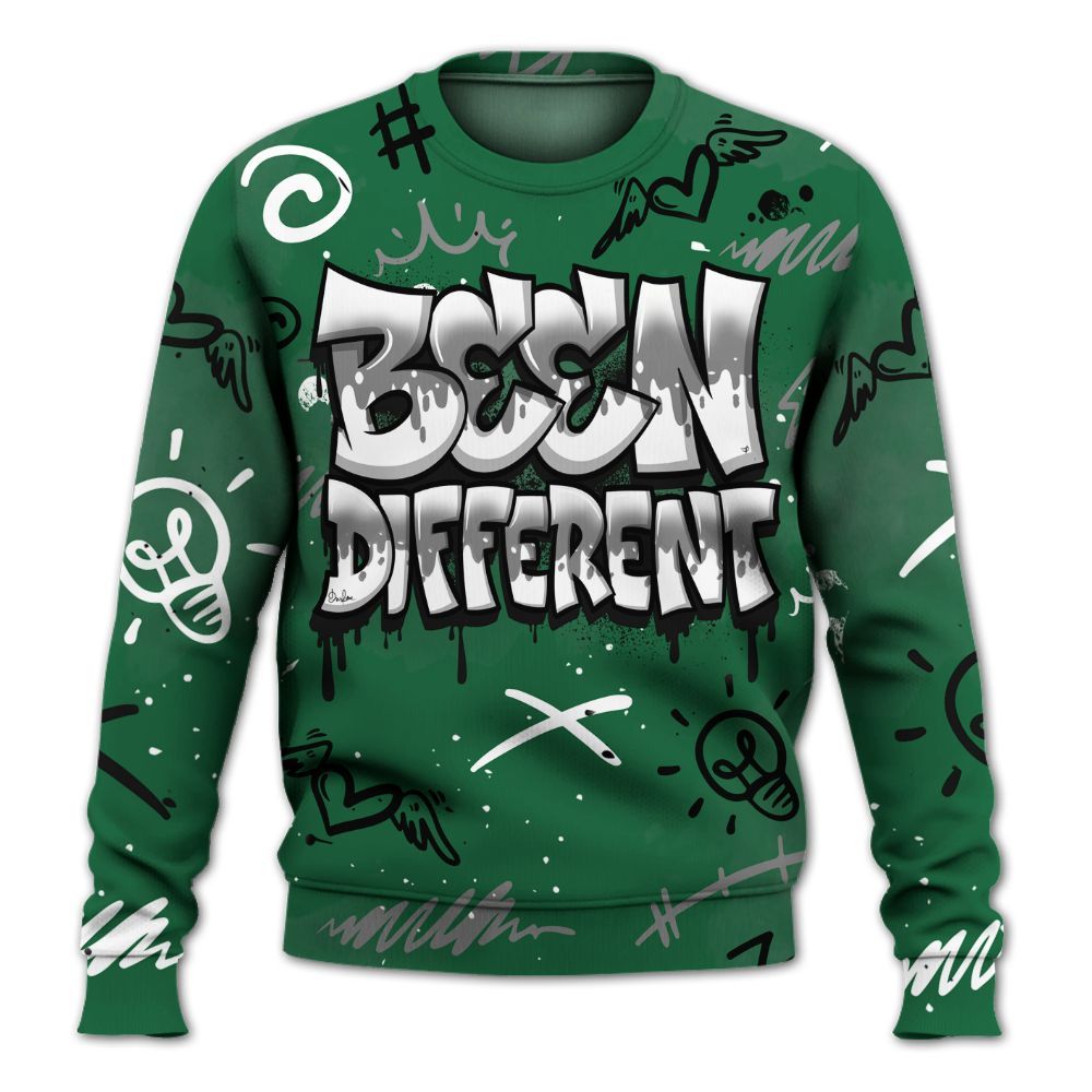 Sweatshirt To Match High Gorge Green 1s - Drip Been Di2ferent All Over Print