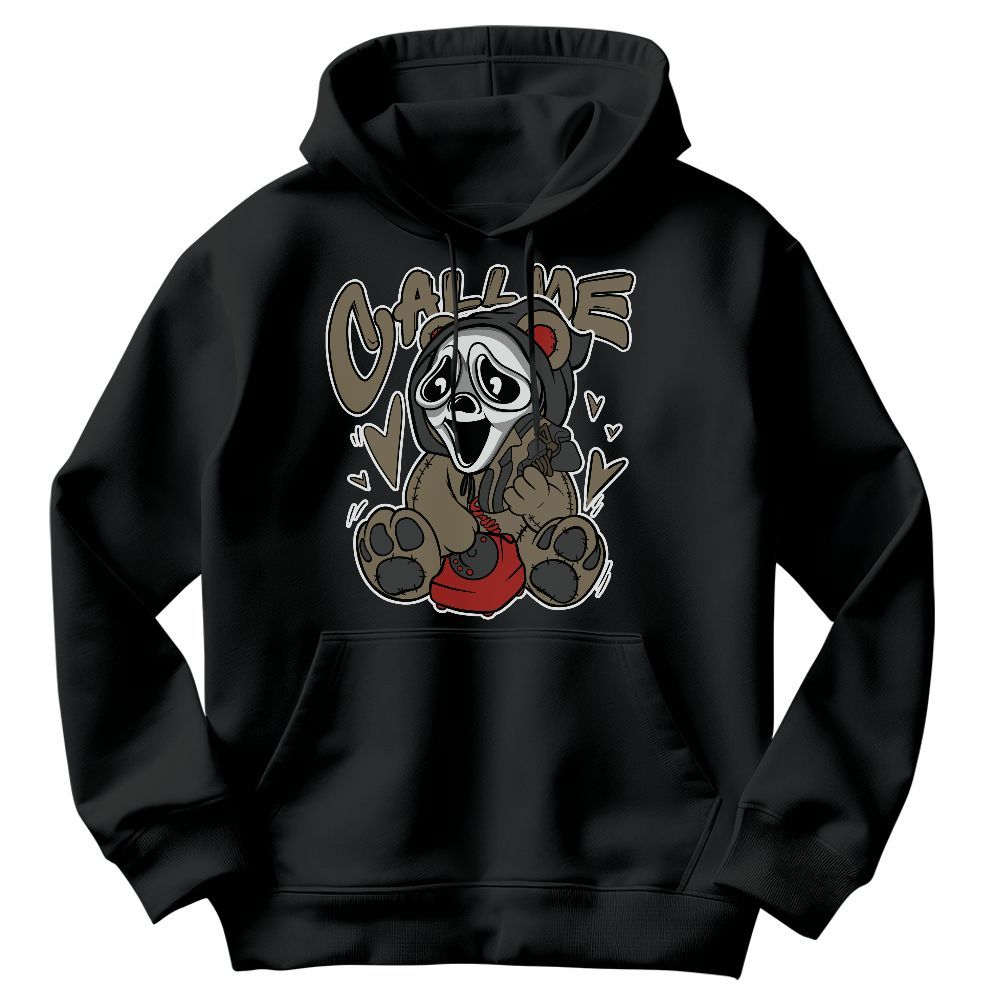 Sweatshirt To Match Olive 9s - Call Me Bear Graphic