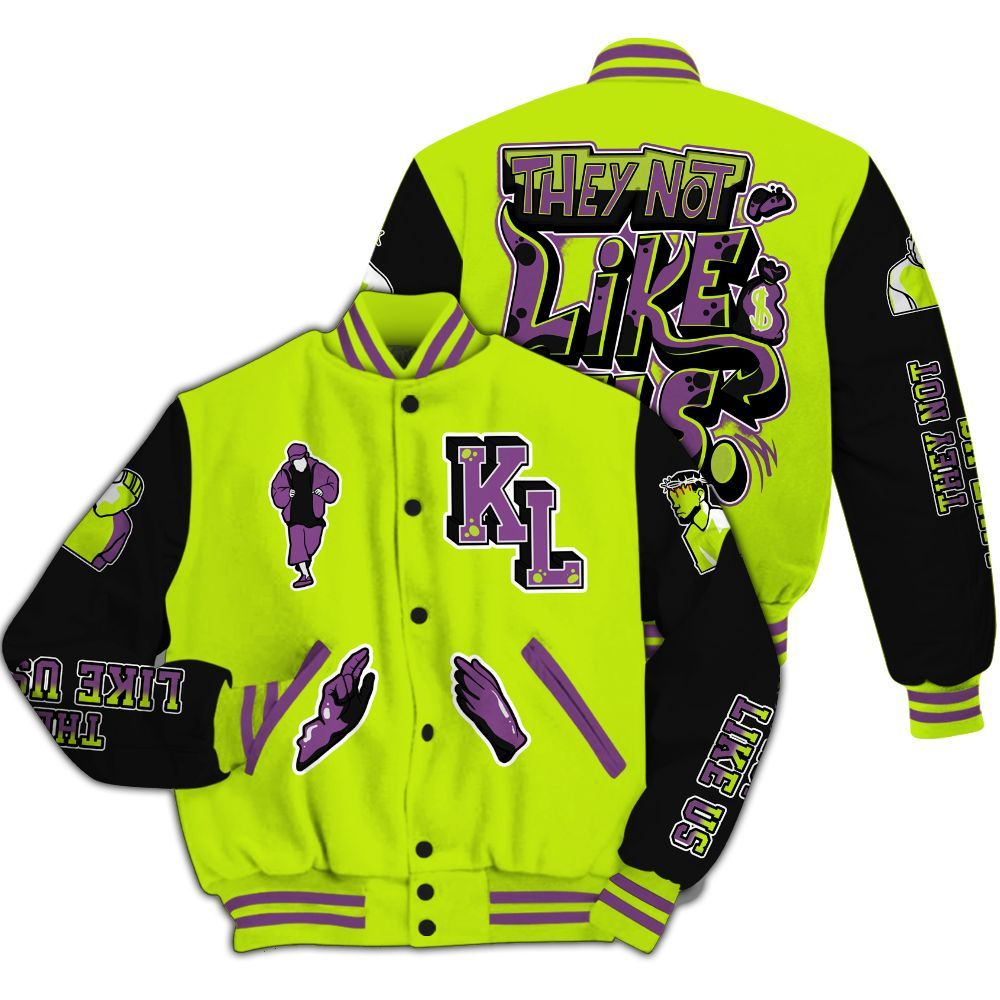 Varsity Jacket To Match GS Black Barely Volt 11s - Dislike Us Graphic All Over Print