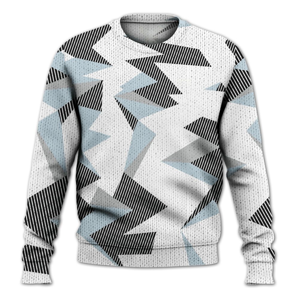 Knitted Sweater To Match Kobe 9 Protro Halo - Geometric Camouflage Pattern