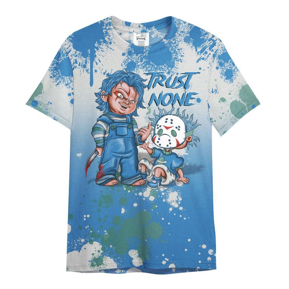 Shirt To Match Low Carolina 17s - Trust No One Scary All Over Print