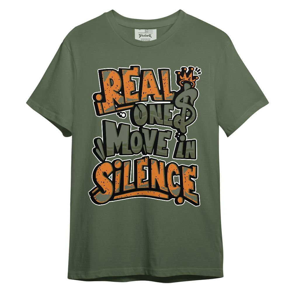 Shirt To Match Olive 5s - Ones Move In Silence Graphic Unisex Shirt