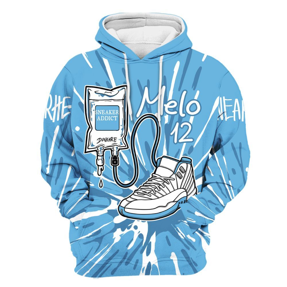 Hoodie To Match Melo 12s - Sneaker Sickness Splash All Over Print
