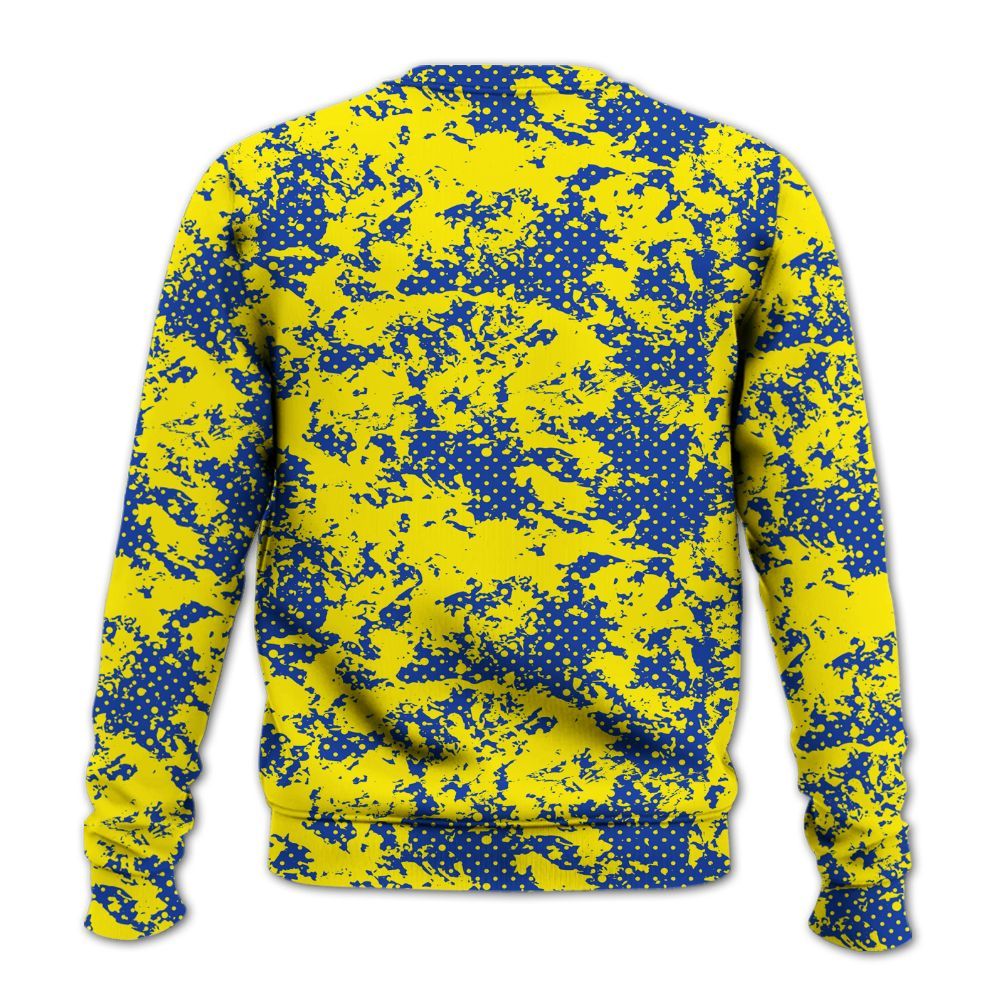 Sweatshirt To Match Laney 14s - Show Me The Money Retro All Over Print