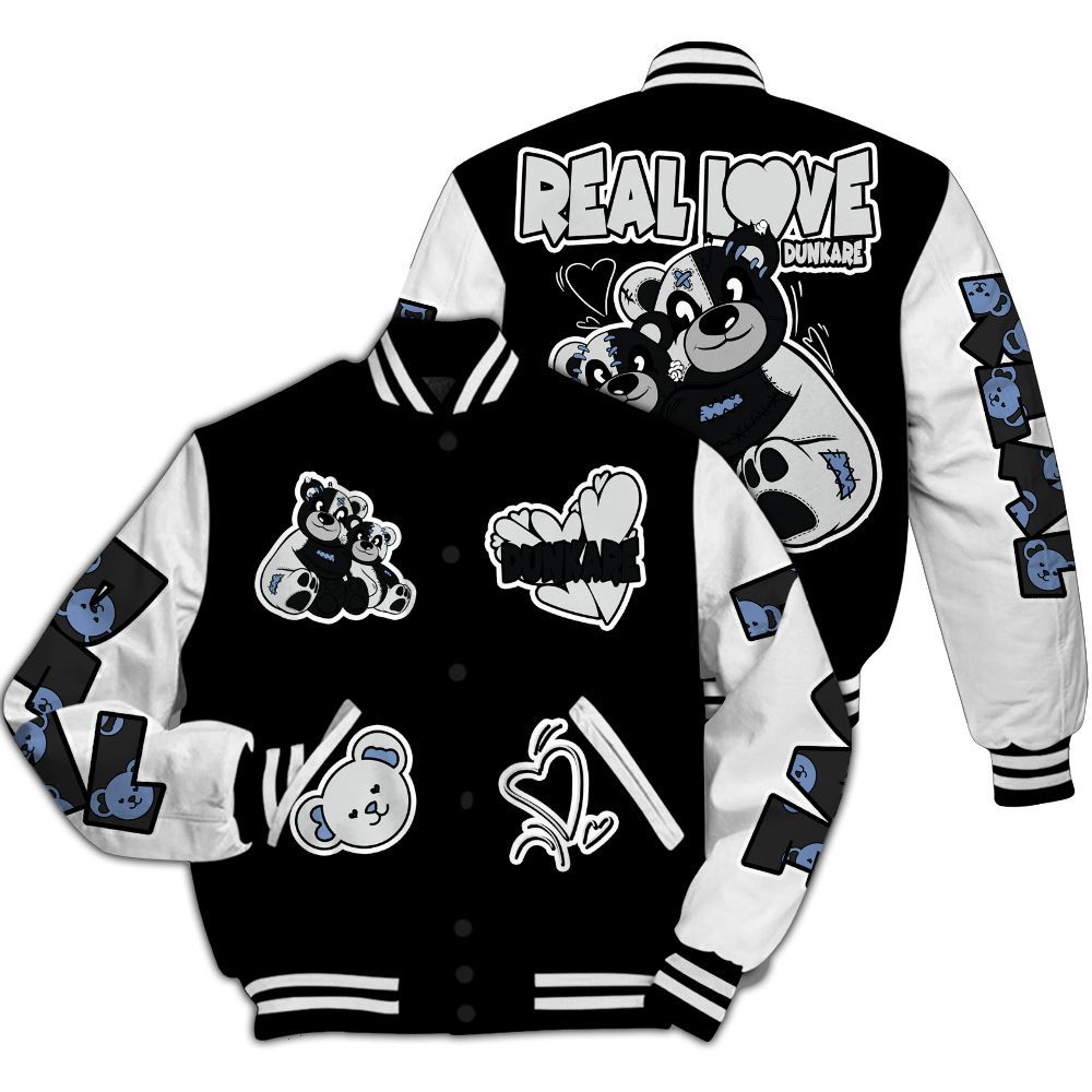 Varsity Jacket To Match Mid Space Jam 1s - Sincere Fondness Bear All Over Print