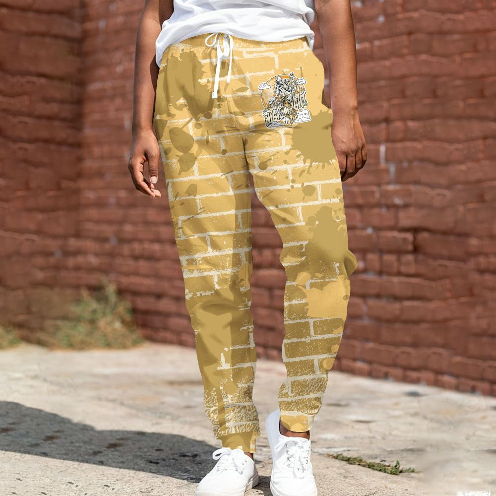 Sweatpant To Match Craft Paris 6s - Seeya Skeleton Brick All Over Print