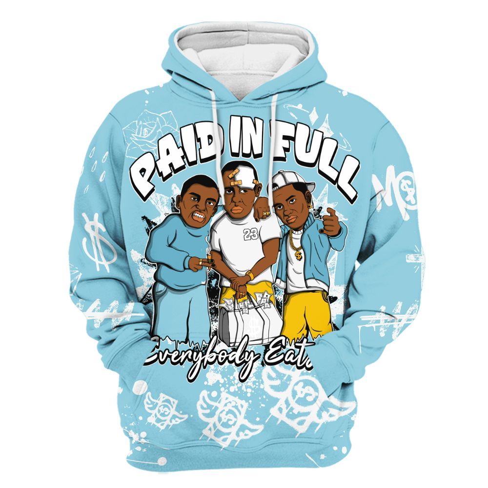 Hoodie To Match Dunk High Homer Simpson - Everybody Paid In Full Crayon All Over Print