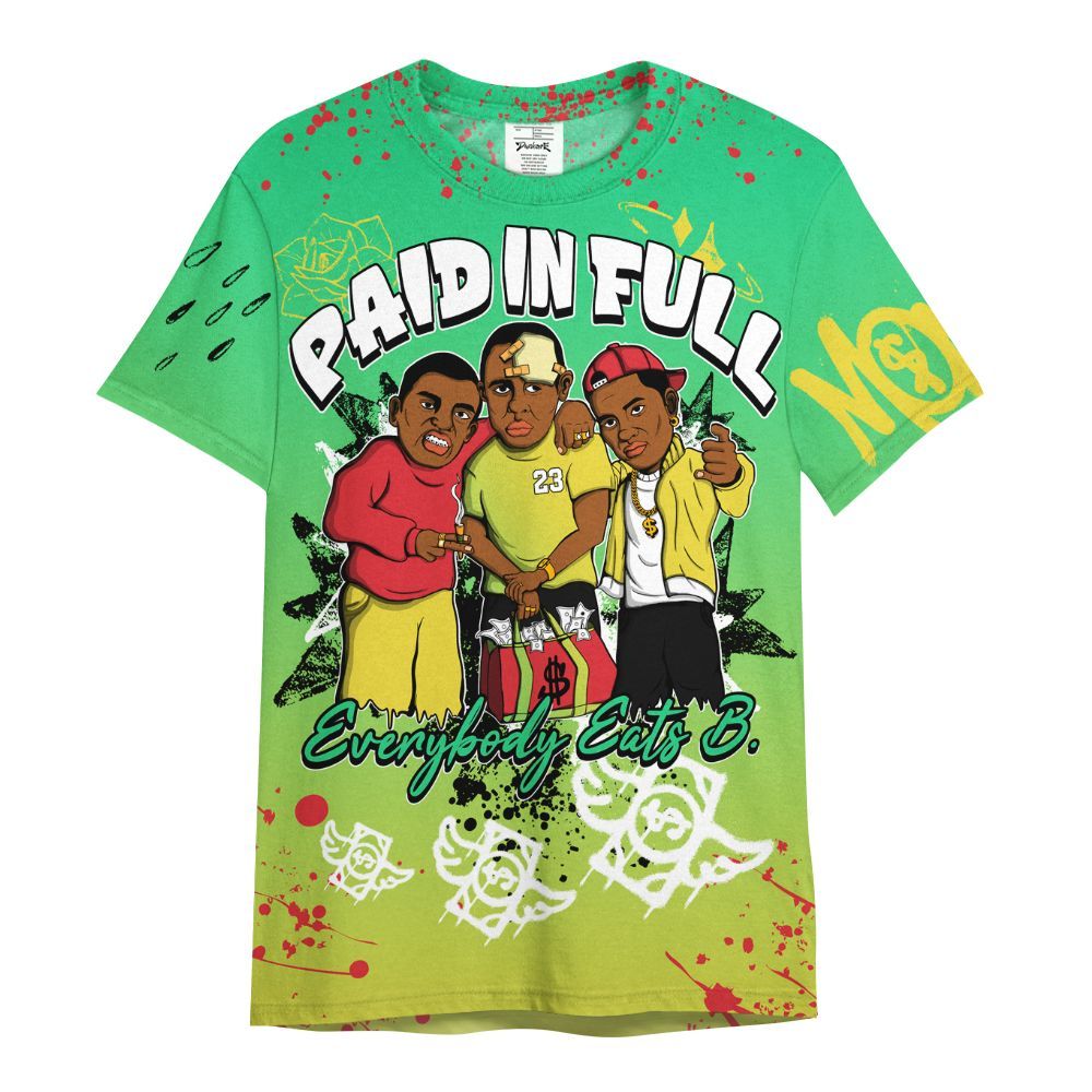 Shirt To Match Ja 3 Jurassic Park Explorer - Everybody Paid In Full Crayon All Over Print