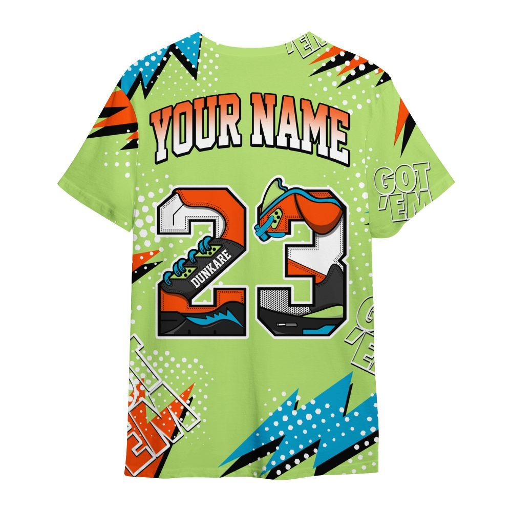 Shirt To Match Kobe 9 Elite What The - Custom Name Number 23 5s All Over Print