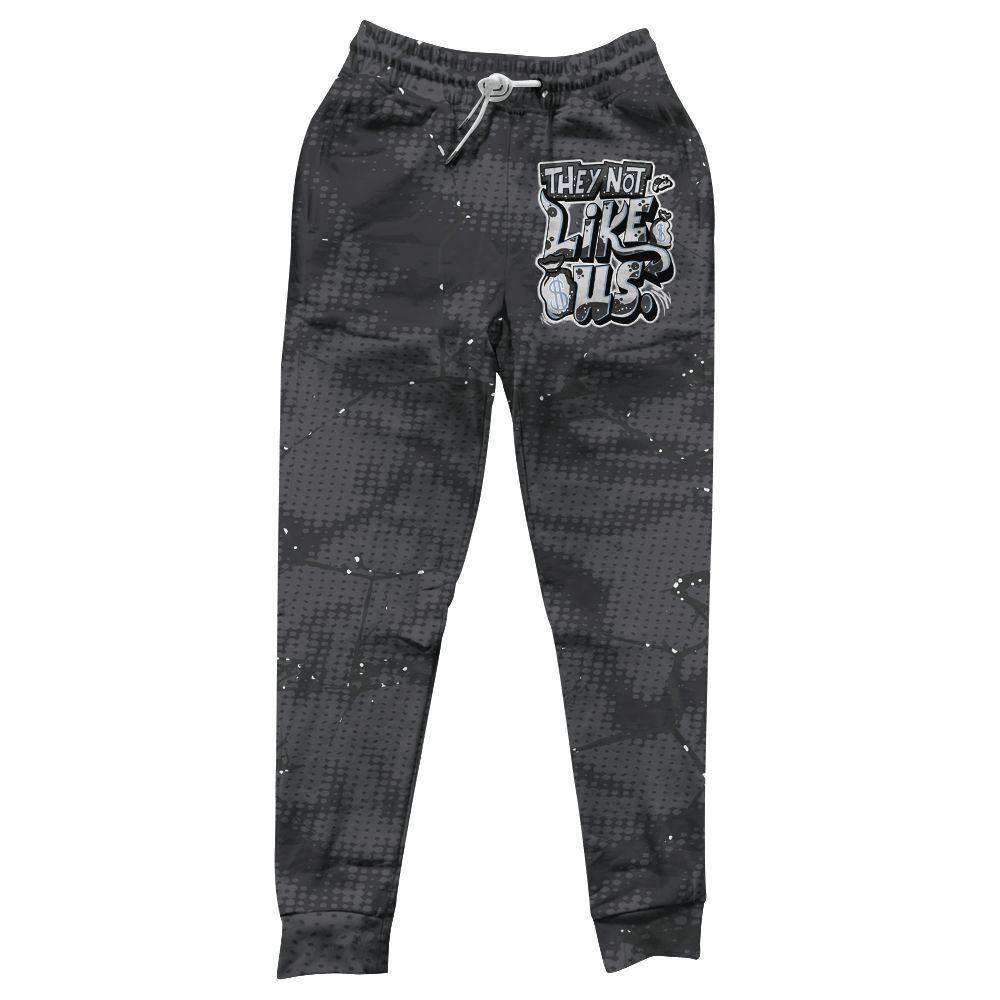 Sweatpant To Match Reverse Black White 6s - Dislike Us Graphic All Over Print