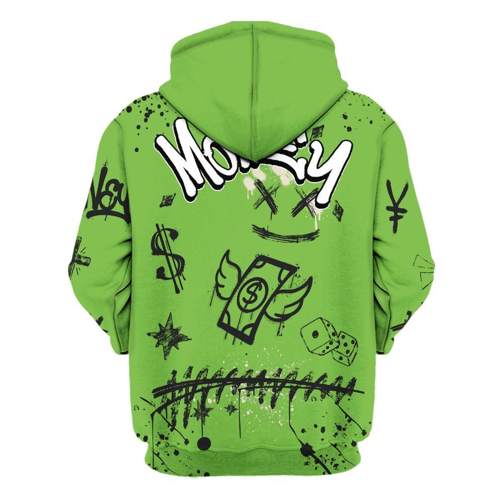 Hoodie To Match Air Max Waffle SP Action Green - Everybody Paid In Full Crayon All Over Print