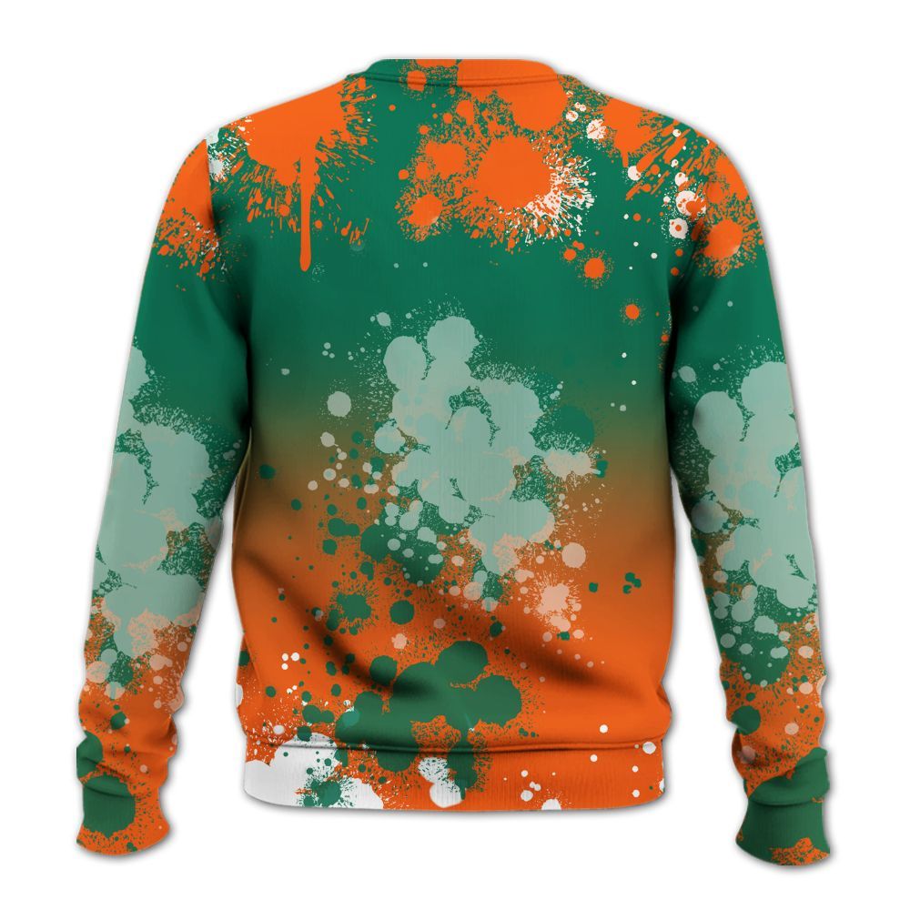 Sweatshirt To Match SoleFly Sail Gorge Green 3s - God Blessed Ink Drip All Over Print