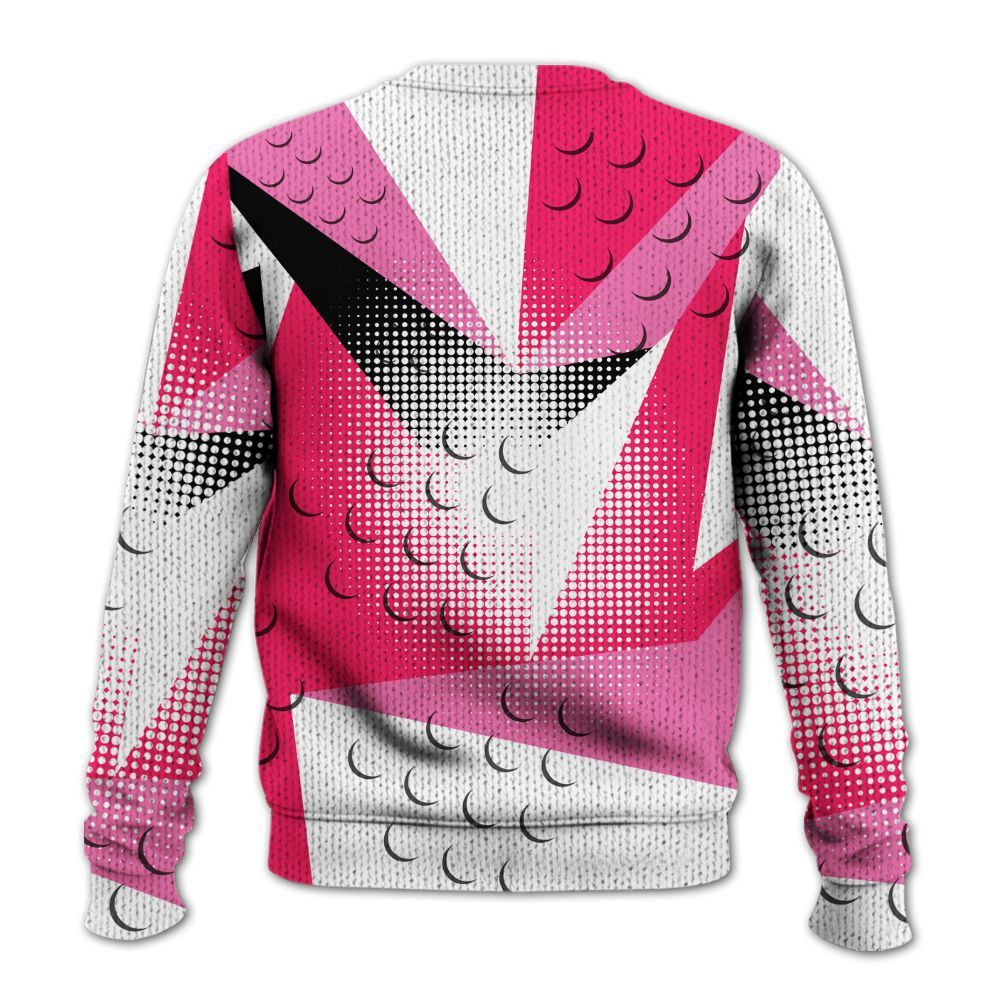 Knitted Sweater To Match Air VaporMax Plus Triple Pink - Poly Custom Name Number 23 5s