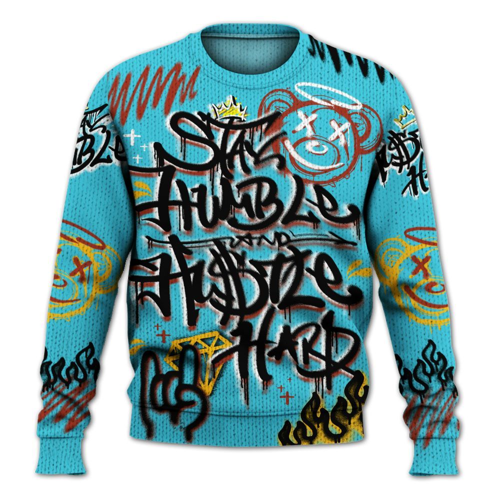 Knitted Sweater To Match SB Dunk Di'Orr Greenwood - Humble Drip Streetwear Graffity