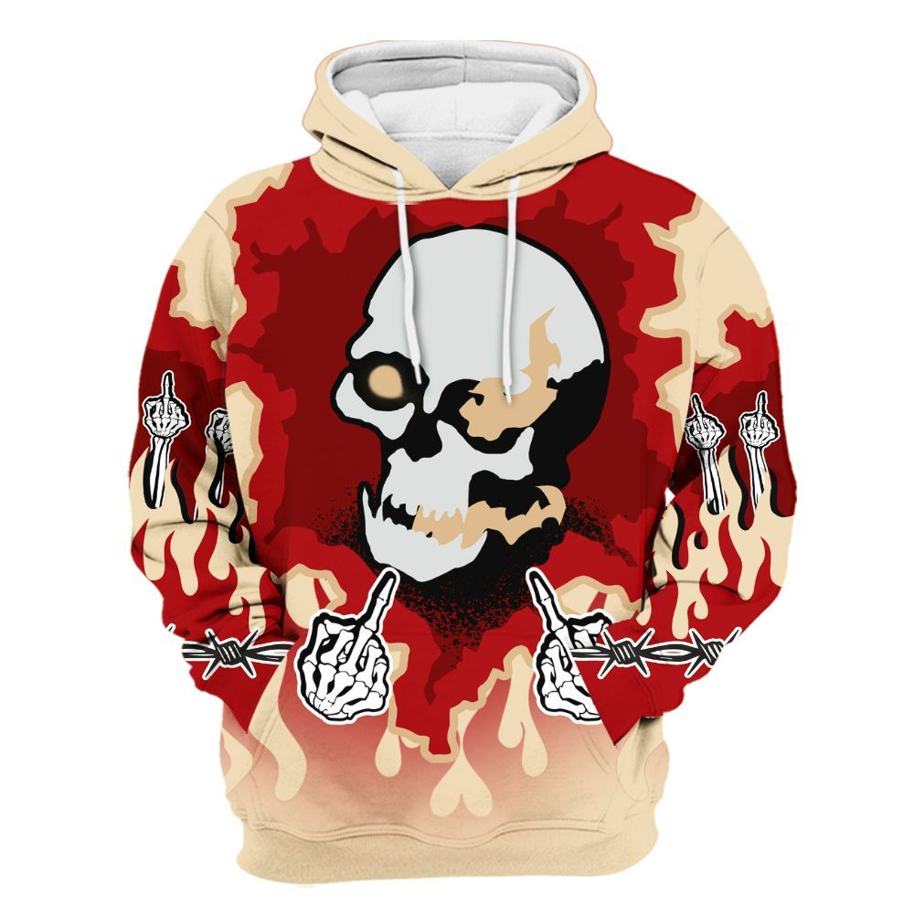 Hoodie To Match Dunk Low Strawberry Waffle - F Around Find Out Graphic Trapped All Over Print
