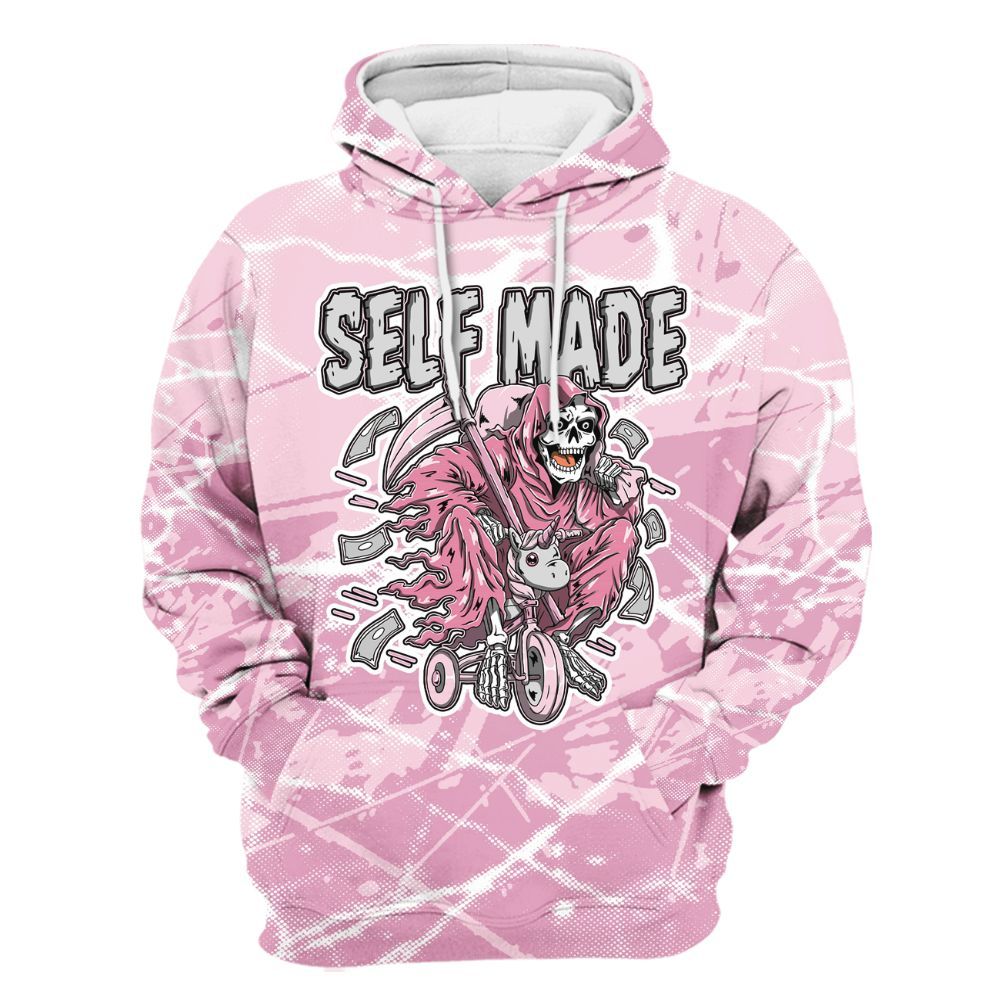 Hoodie To Match Orchid 4s - Self Make Skeleton Profound All Over Print